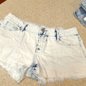 Women's White Denim Shorts